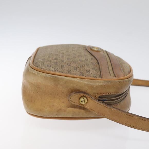 GUCCI Micro GG Supreme Shoulder Bag Pvc Beige Gold - Picture 4 of 16